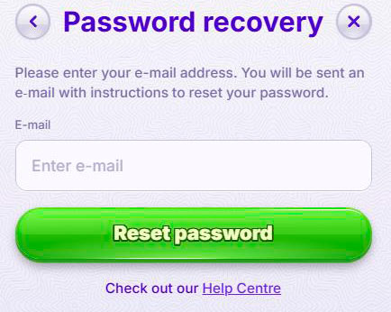 forgot password robocat casino